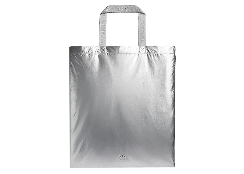 adidas Ivy Park Dipped Tote Bag Silver Metallic/Solar Yellow