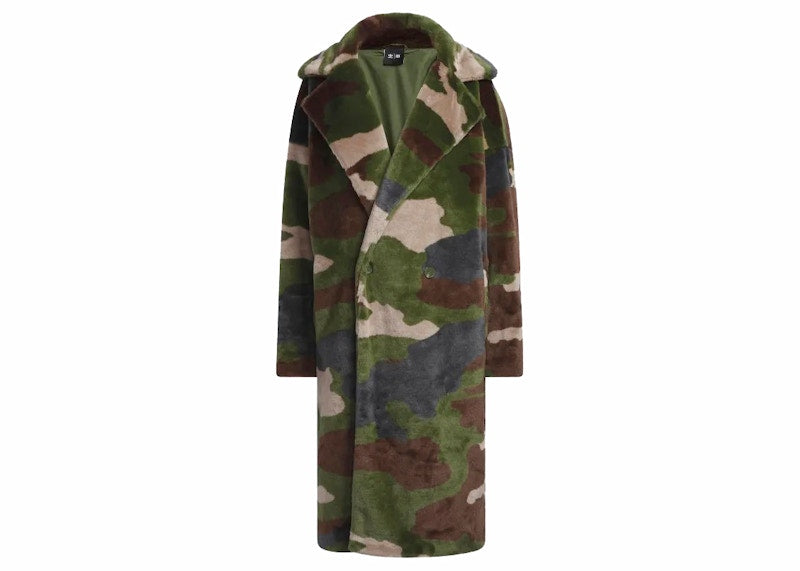 adidas Ivy Park Faux Fur Coat (All Gender) AOP Camo