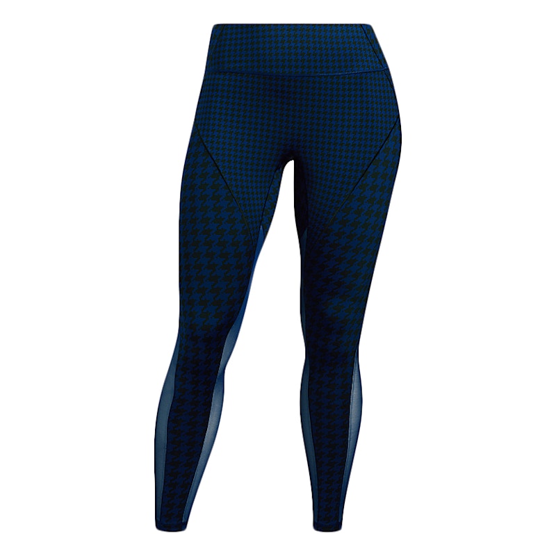 adidas Ivy Park Halls of Ivy Allover Print Sheer Tights (Plus Size) Dark Blue/Black