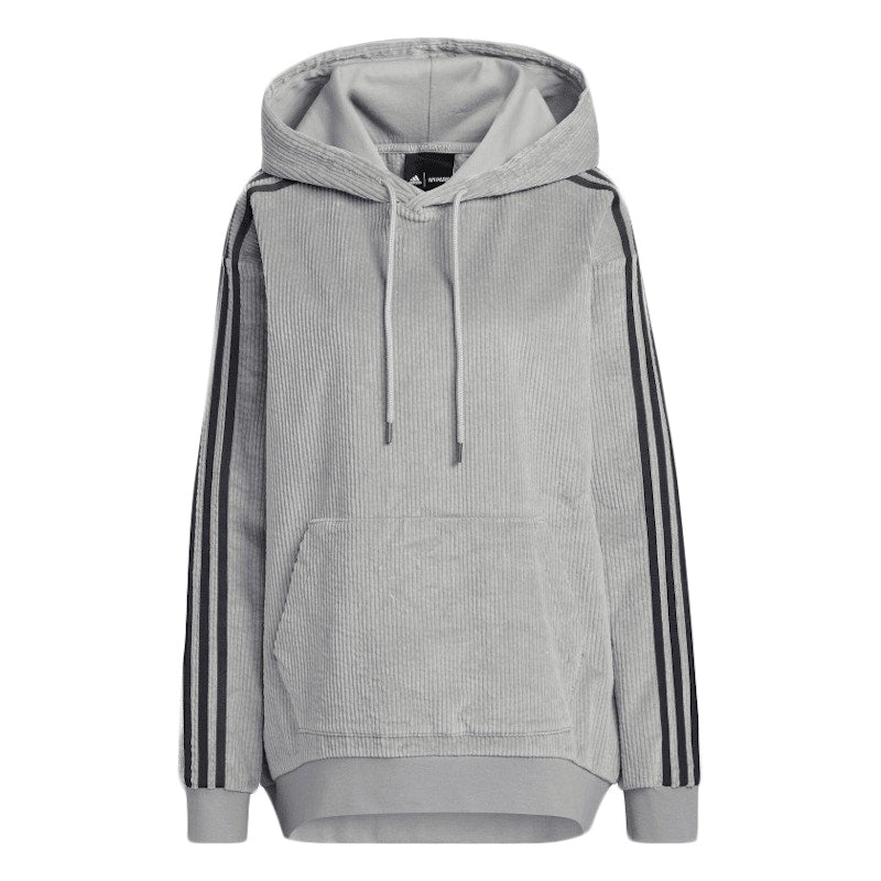 adidas Ivy Park Halls of Ivy Corduroy Hoodie (All Gender) Medium Grey Heather
