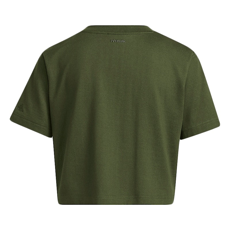 adidas Ivy Park Halls of Ivy Crop Tee Wild Pine