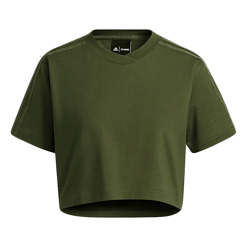 adidas Ivy Park Halls of Ivy Crop Tee Wild Pine