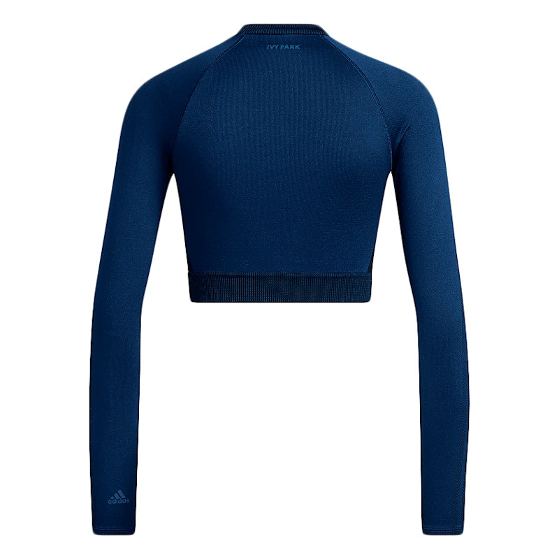 adidas Ivy Park Halls of Ivy Crop Top 2.0 Dark Blue/Black