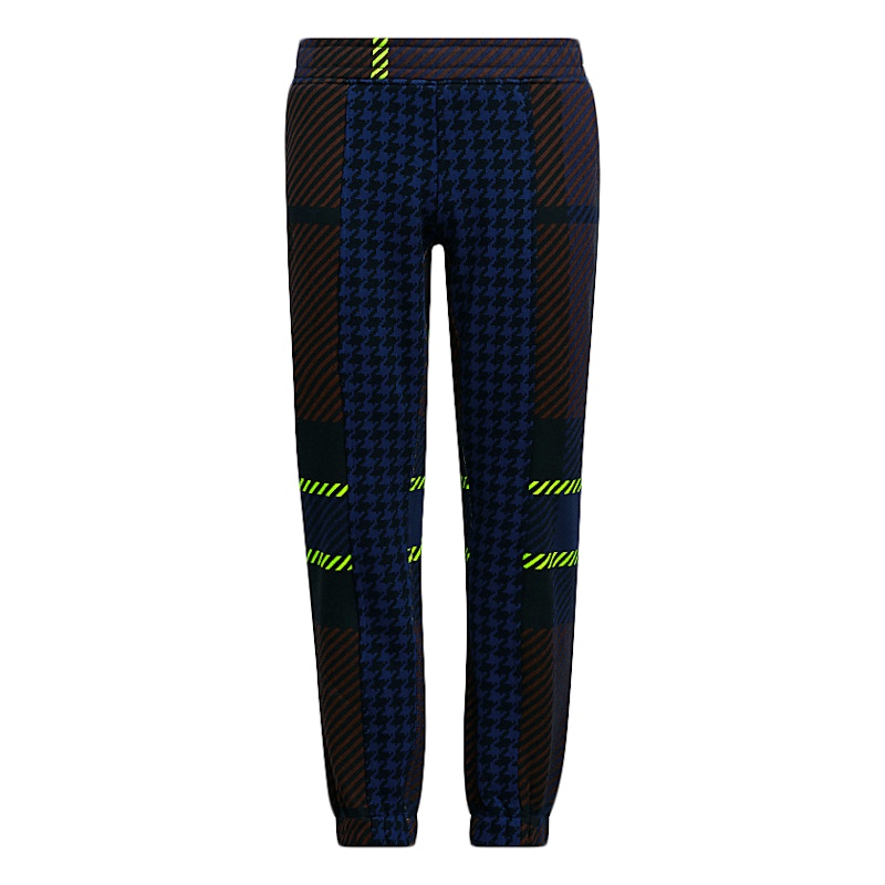 adidas Ivy Park Halls of Ivy Kids Allover Print Sweat Pants (All Gender) Dark Blue/Brown/Black