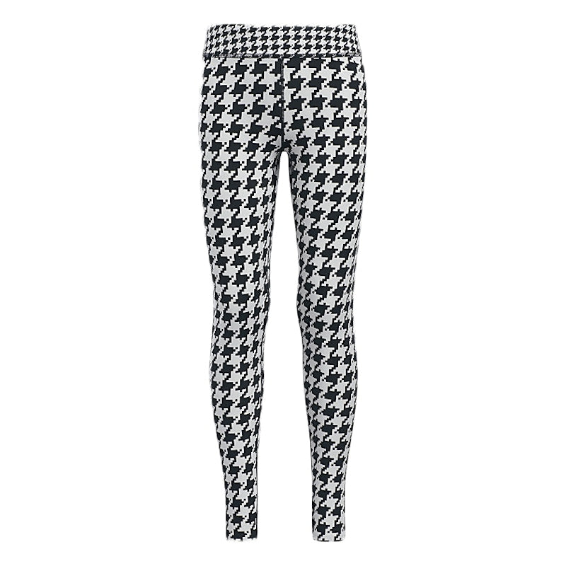 adidas Ivy Park Halls of Ivy Kids Houndstooth Tights Clear Grey/Black