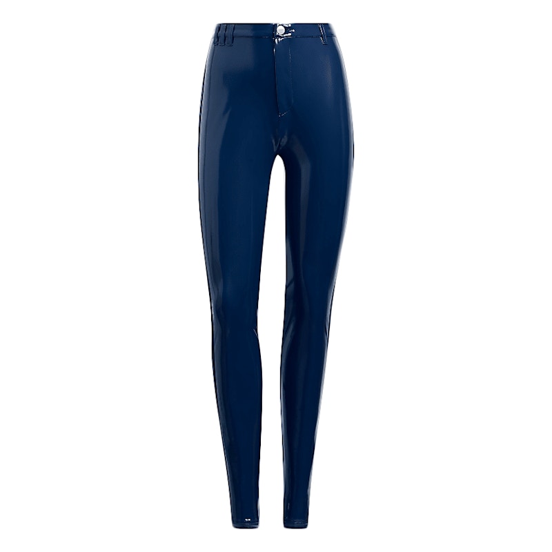 adidas Ivy Park Halls of Ivy Latex Pants Dark Blue