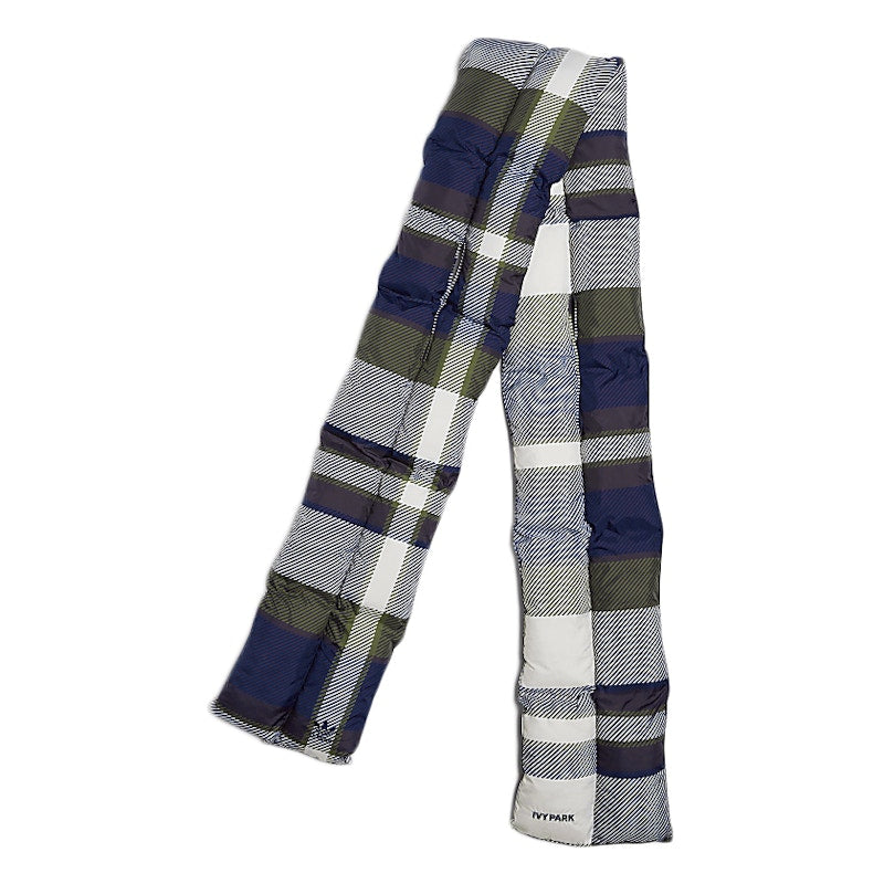 adidas Ivy Park Halls of Ivy Puffer Scarf Wild Pine/Light Solid Grey/Black/Solar Green