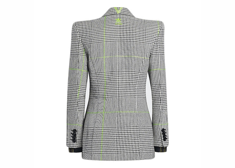 adidas Ivy Park Halls of Ivy Suit Jacket (Asia Sizing) White/Black/Semi Solar Slime