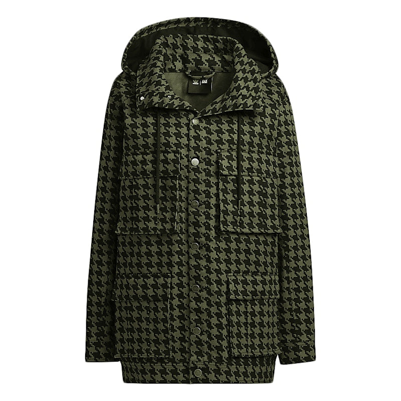 adidas Ivy Park Halls of Ivy Twill Track Jacket (All Gender) Wild Pine/Black