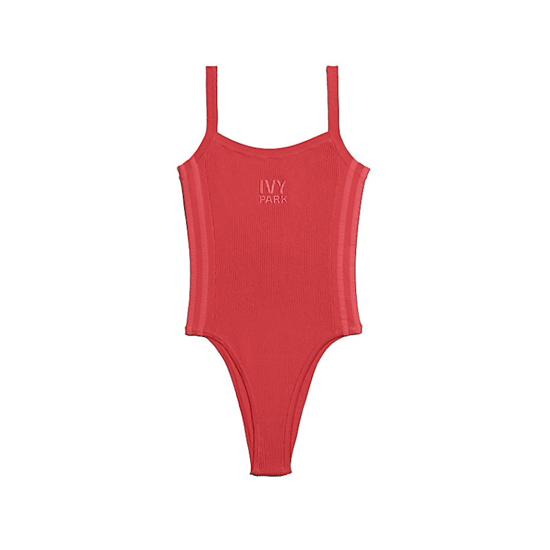 adidas Ivy Park Knit Tank Bodysuit Real Coral