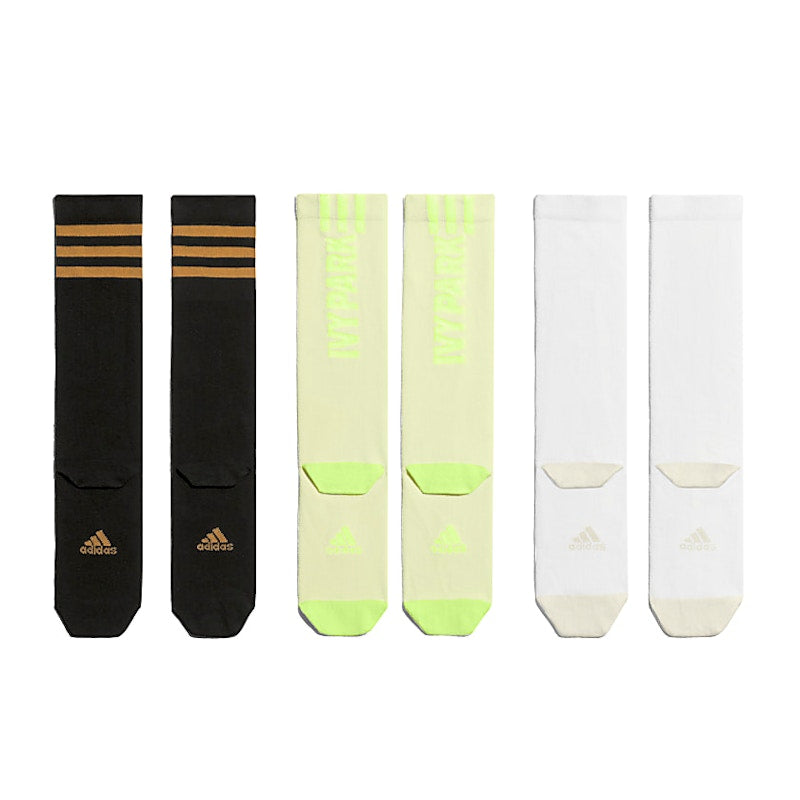 adidas Ivy Park Logo Socks 3-Pack Black/Mesa/White
