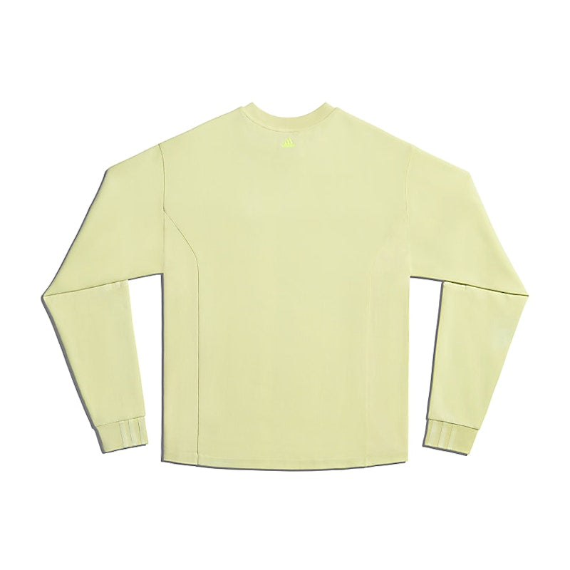 adidas Ivy Park Long Sleeve Crewneck Sweatshirt (Gender Neutral) Yellow Tint