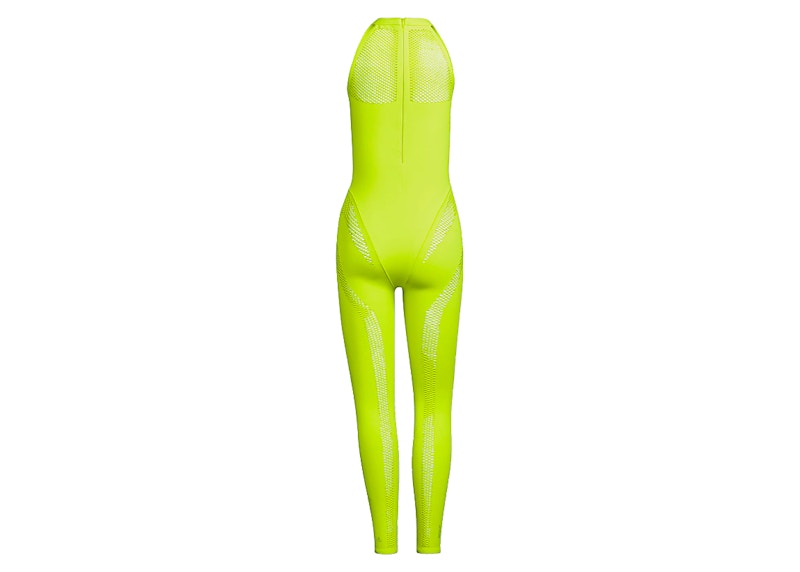 adidas Ivy Park Mesh Knit Catsuit Catsuit Solar Yellow