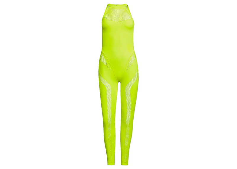 adidas Ivy Park Mesh Knit Catsuit Catsuit Solar Yellow