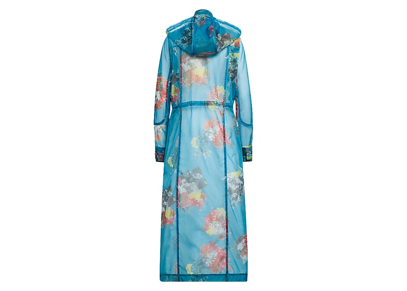 adidas Ivy Park Printed Organza Jacket Crystal AOP/Shock Cyan