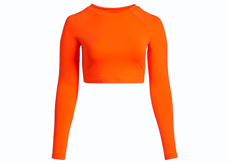 adidas Ivy Park Rash Guard Top (Plus Size) Solar Orange