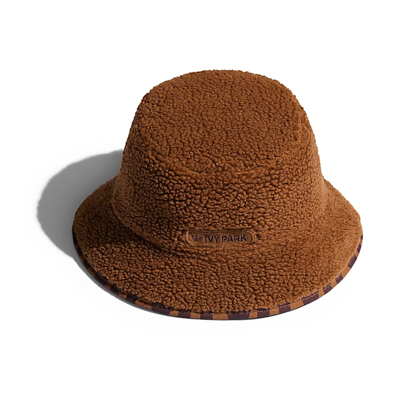 adidas Ivy Park Reversible Monogram Bucket Hat Wild Brown