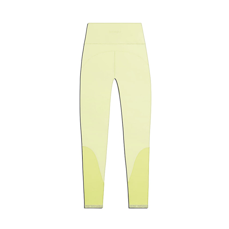 adidas Ivy Park Rib Panel Tights (Plus Size) Yellow Tint