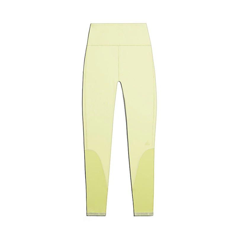 adidas Ivy Park Rib Panel Tights (Plus Size) Yellow Tint