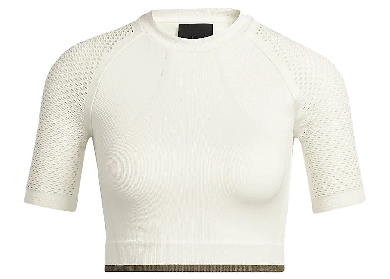 adidas Ivy Park Seamless Crop Top Off-White