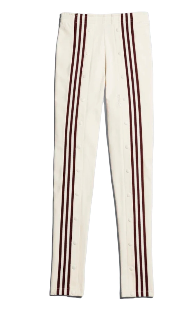 adidas Ivy Park Snap Track Pants Ecru Tint/Maroon