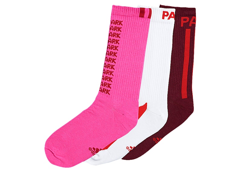adidas Ivy Park Sock Pack (3 Pairs) Shock Pink/Core White/Shock Pink