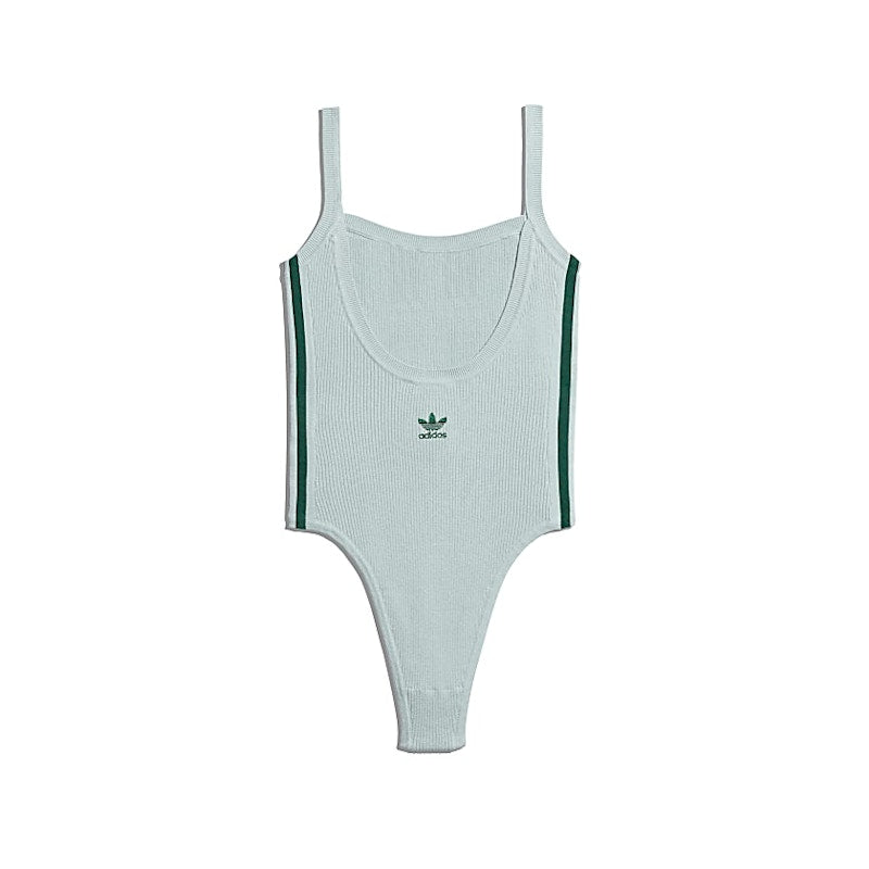adidas Ivy Park Tank Bodysuit (Plus Size) Green Tint