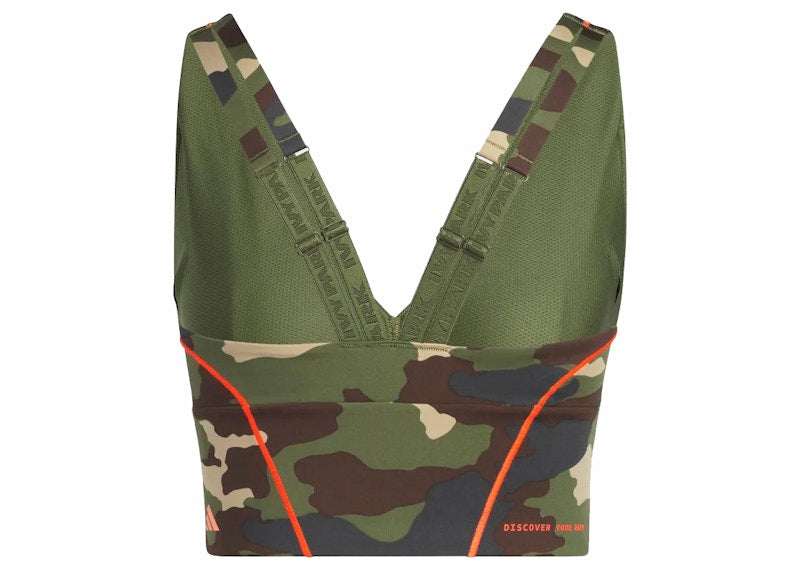 adidas Ivy Park Triangle Bra AOP Camo