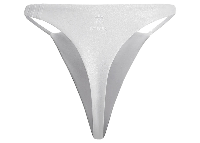adidas Ivy Park V-Cut Swim Bottoms (Plus Size) Light Solid Grey/Silver Metallic