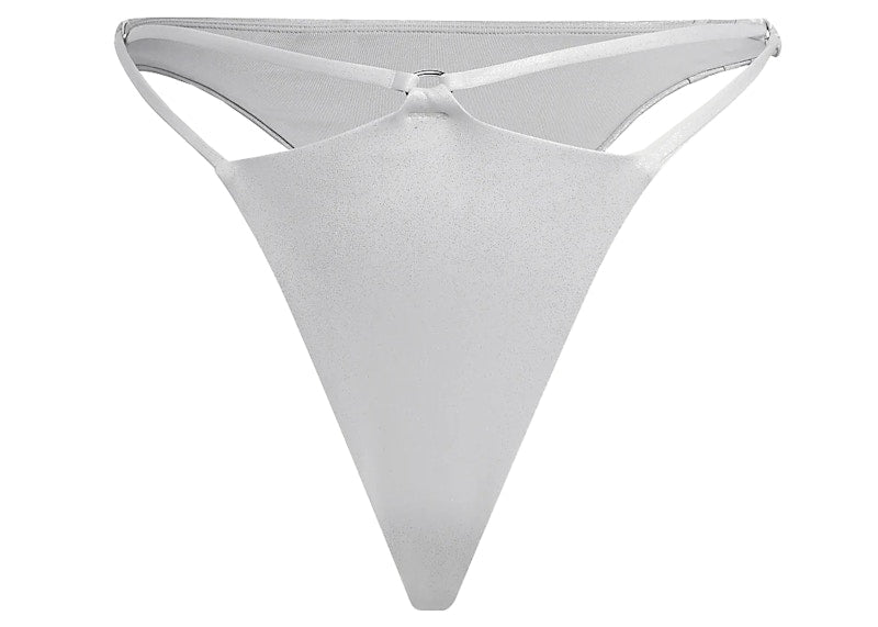 adidas Ivy Park V-Cut Swim Bottoms (Plus Size) Light Solid Grey/Silver Metallic