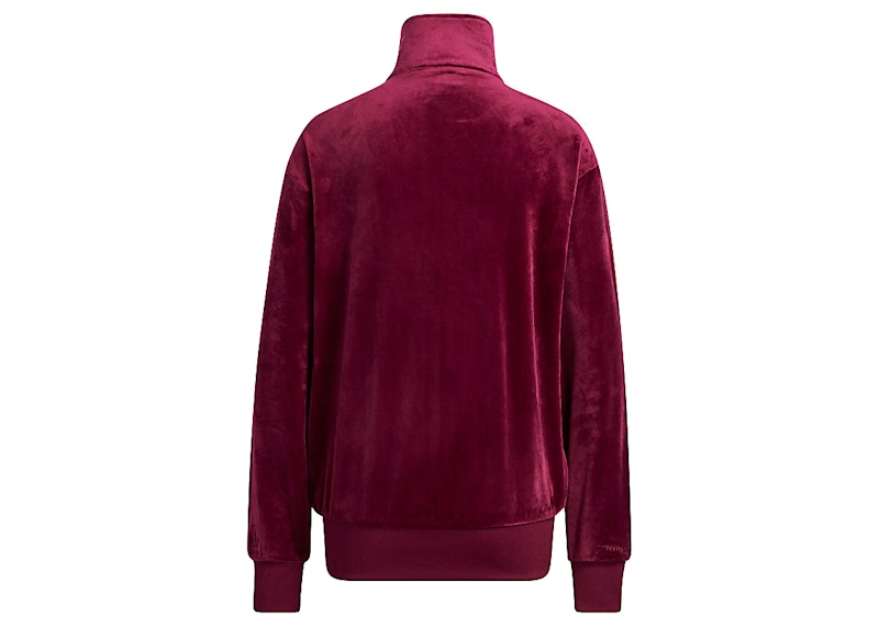 adidas Ivy Park Velour Track Jacket (All Gender) Cherry Wood