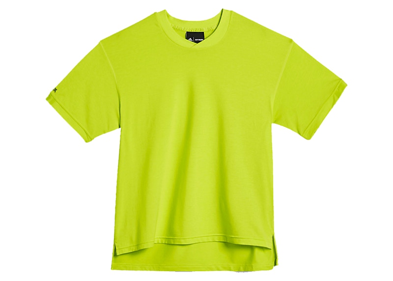 adidas Ivy Park x Peloton 3-Stripes T-shirt (All Gender) Shock Lime/Focus Olive