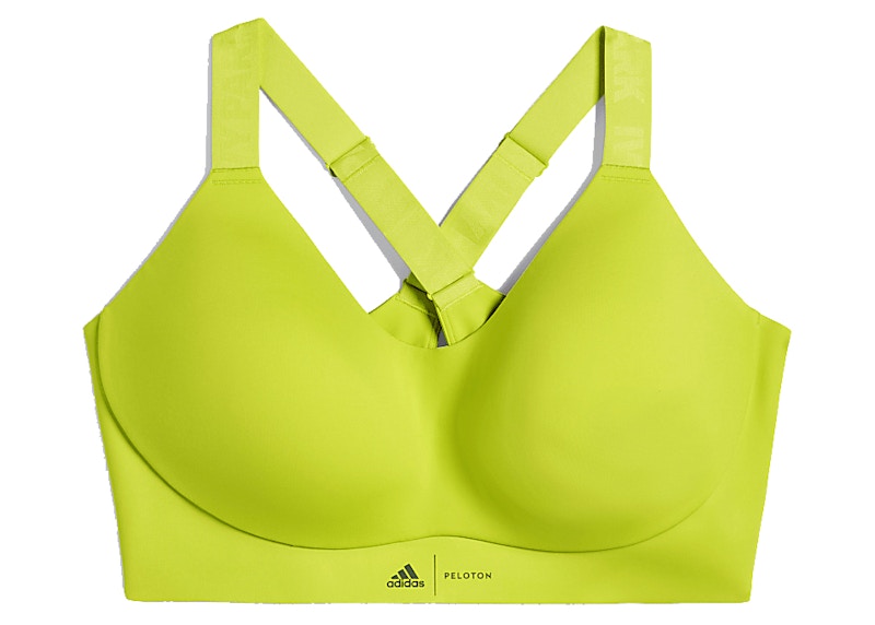 adidas Ivy Park x Peloton BR Tape Bra (Plus Size) Shock Lime/Magic Beige