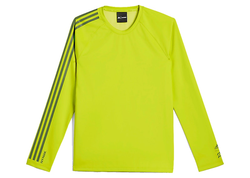 adidas Ivy Park x Peloton Long Sleeve T-shirt Shock Lime/Focus Olive
