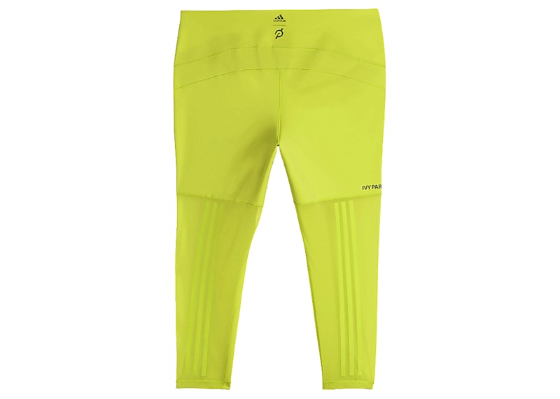 adidas Ivy Park x Peloton Power Tights (Plus Size) Shock Lime/Focus Olive