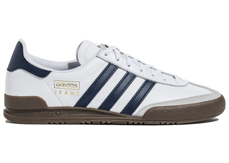 adidas Jeans White Collegiate Navy Gum