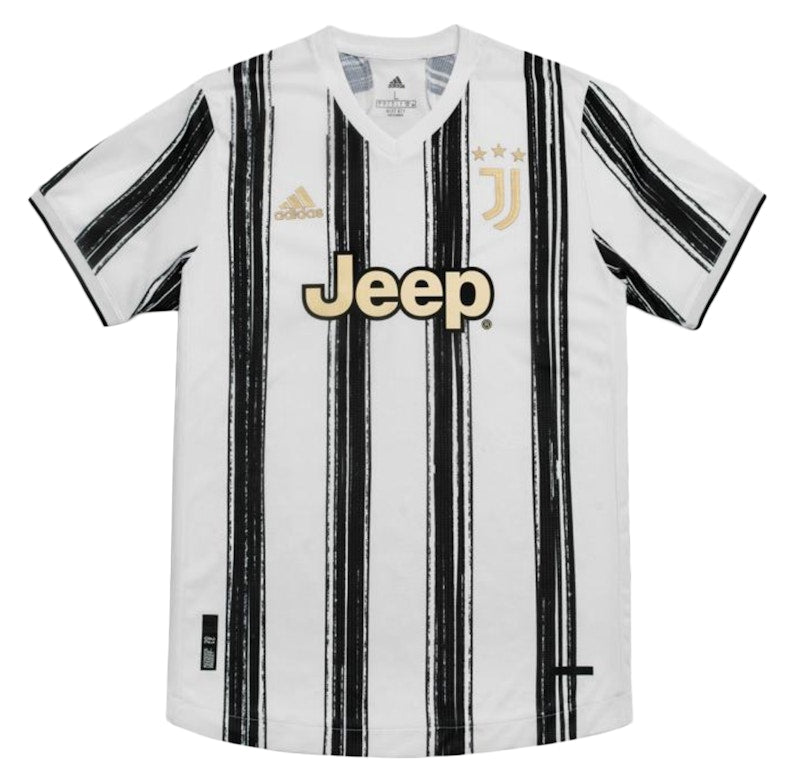 adidas Juventus Maglia Gara Home Authentic 2020/21 Jersey White