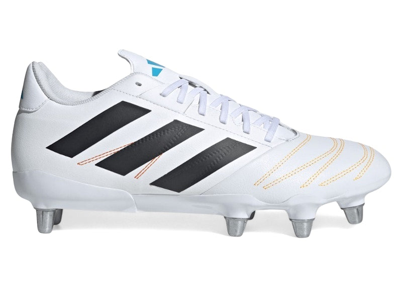 adidas Kakari Elite SG Rugby White Black Lucid Aquamarine