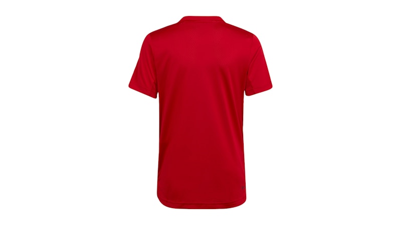 adidas Kids Club Crew Neck Short Sleeve Athletic T-Shirt Red