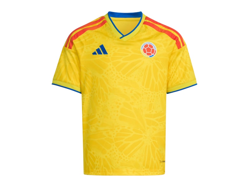 adidas Kids Colombia 2026 World Cup Home Jersey Yellow
