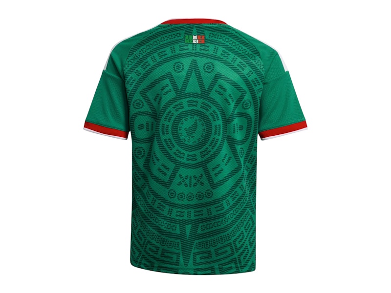 adidas Kids Mexico 2026 World Cup Home Jersey Green