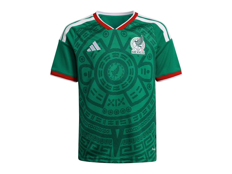 adidas Kids Mexico 2026 World Cup Home Jersey Green
