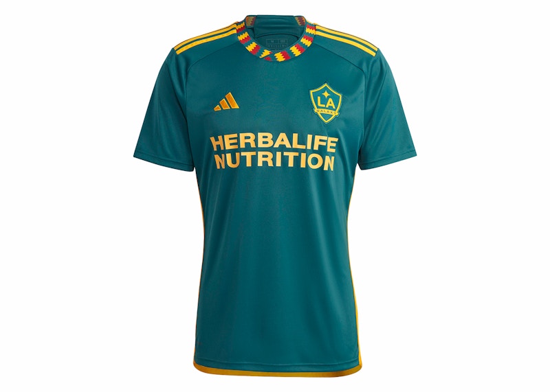 adidas La Galaxy 23/24 Away Jersey Mystery Green/Team College Gold