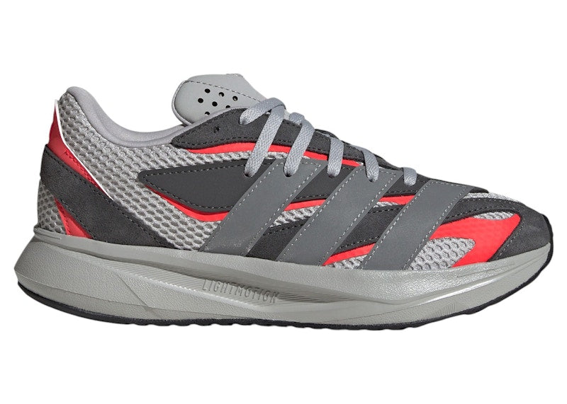 adidas Lightblaze Grey Two Grey Three Lucid Red (GS)