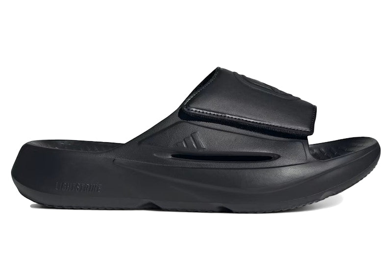 adidas Lightblaze Slides Black Carbon