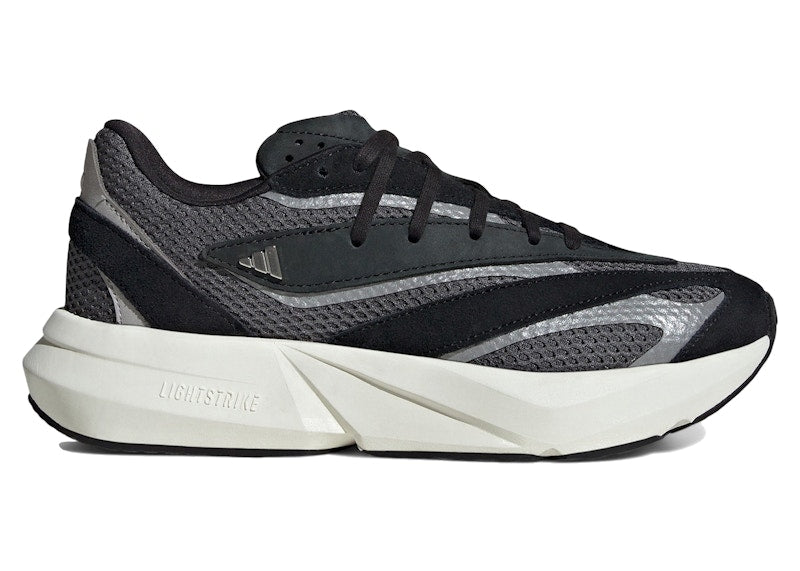 adidas Lightstride Core Black Silver Metallic Grey Six (Women's)