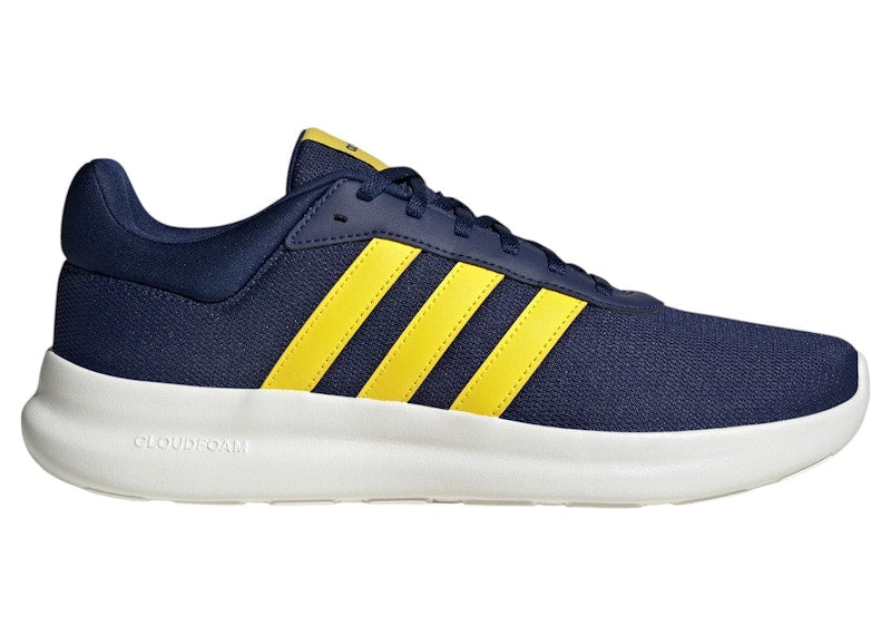 adidas Lite Racer 4.0 Dark Blue Yellow Core White