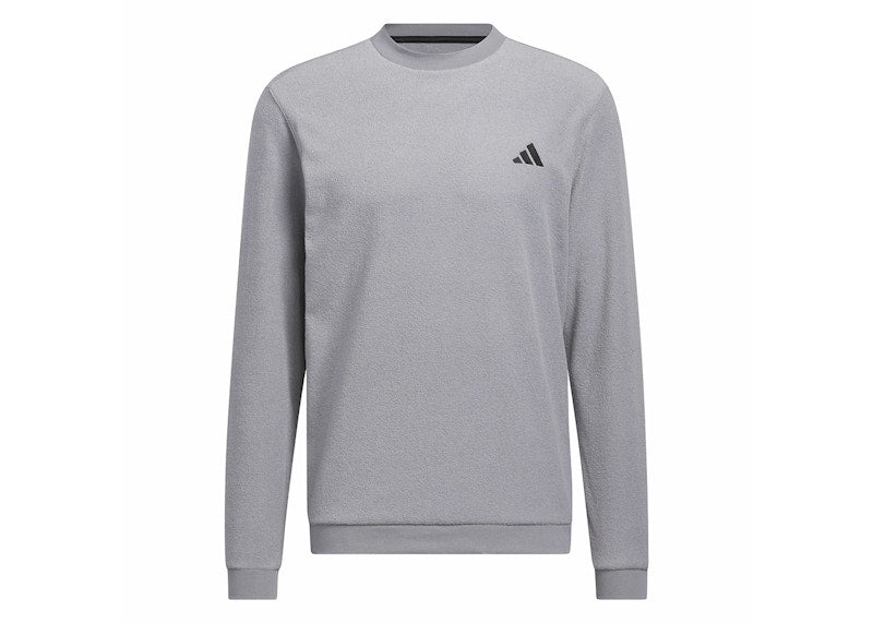 adidas Long Sleeve Crew Sweatshirt Grey Three