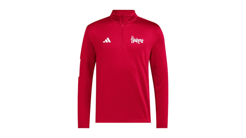 adidas Long Sleeve Sweatshirt Team Power Red White Ncaa-Neb-7n2