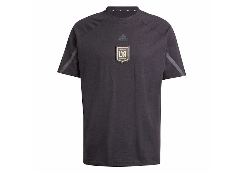 adidas Los Angeles FC Designed for Gameday Travel Tee Black